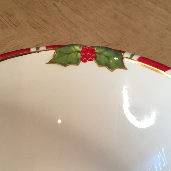 Letters To Santa Round Vegetable Bowl by Christopher Radko - Picture 6 of 9